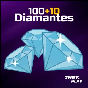 Recarga Free Fire - 100 Diamantes + 10% Bono