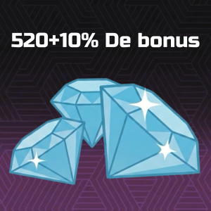 Recarga Free Fire - 520 Diamantes + 10% Bono