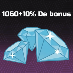Recarga Free Fire - 1060 Diamantes + 10% Bono